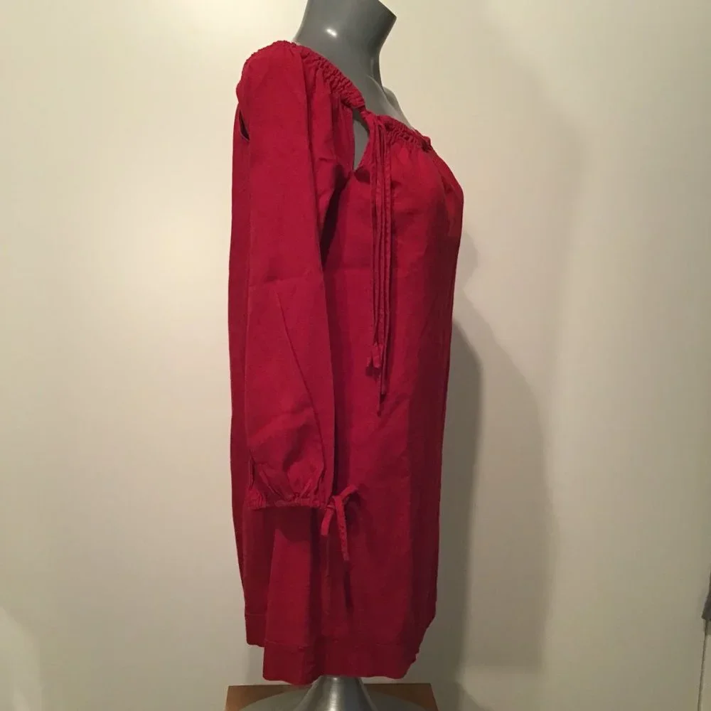 Harper & Me Off Shoulder Mini Tunic Dress  Size M - Picture 2 of 14